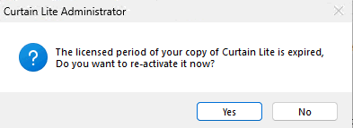 Click "Activate Curtain Lite", you will be asked to do the activation.