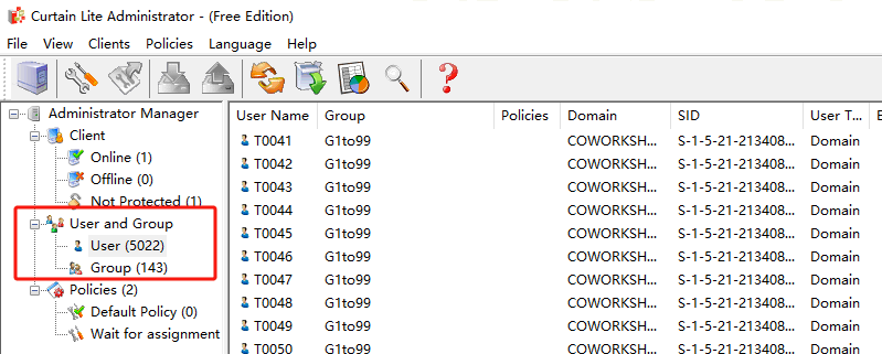 User And Group
